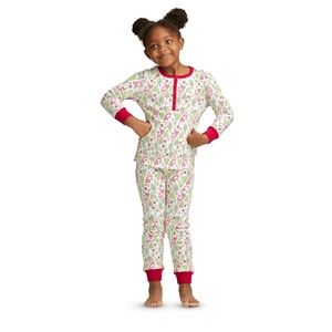 American Girl White Green Hearts & Pines Holiday PJ’s Sz 14 Holidays Christmas